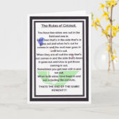 SIDE SPLITTING LACHEN voor de cricketliefhebber Kaart (Gele Bloem)