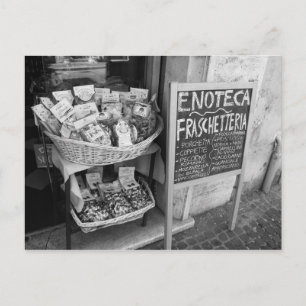 Side Street Shop in Rome Post Card Briefkaart