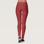 Side Stripe Leggings met aangepaste tekst en kleur (Achterkant)