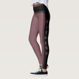 Side Stripe Leggings Tekstfitness - Kleuren kiezen