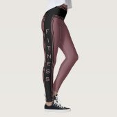 Side Stripe Leggings Tekstfitness - Kleuren kiezen (Rechts)