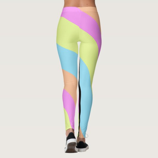 Side Stripe Team Draag leggings (Achterkant)