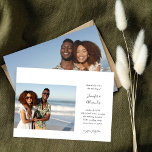 Side Two Photo Calligraphy Wedding Invitation Kaart<br><div class="desc">Haal je gasten in de stemming voor je bruiloft met je Side Two Hearts Two Photo Calligraphy Wedding Invitations. Unieke uitnodigingen,  gebruikend uw eigen foto.</div>