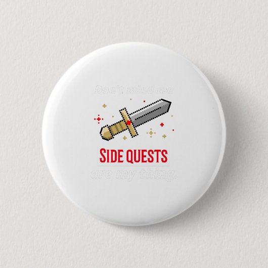 SIDE VRAGEN RONDE BUTTON 5,7 CM (Voorkant)