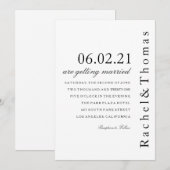 SideBar Chic Uitnodiging (Voorkant / Achterkant)