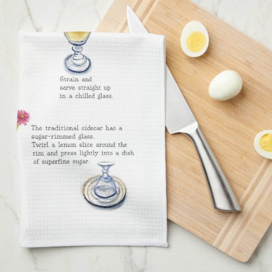 sidecar bar cloth , van fransman theedoek (Quarter Fold)