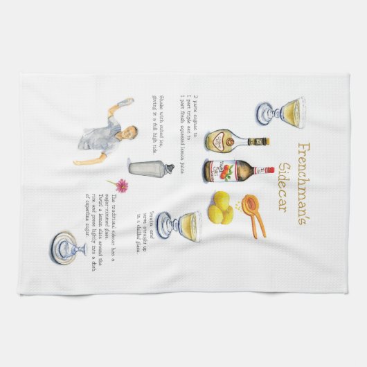 sidecar bar cloth , van fransman theedoek (Horizontaal)