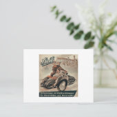 Sidecar Briefkaart (Staand voorkant)