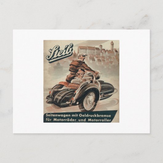 Sidecar Briefkaart (Voorkant)