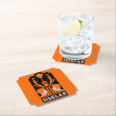 Sidecar Cocktail Art Deco Kartonnen Onderzetters (Insitu)