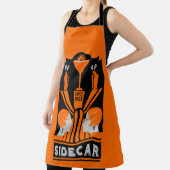 Sidecar Cocktail Art Deco Schort (Insitu)