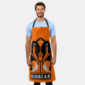 Sidecar Cocktail Art Deco Schort (Gedragen)