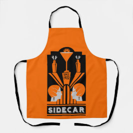 Sidecar Cocktail Art Deco Schort