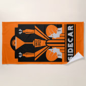 Sidecar Cocktail Art Deco Strandlaken (Voorkant)