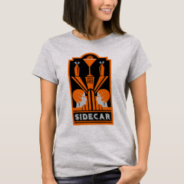 Sidecar Cocktail Art Deco T-shirt