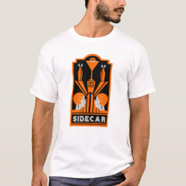Sidecar Cocktail Art Deco T-shirt