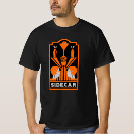 Sidecar Cocktail Art Deco T-shirt
