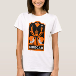 Sidecar Cocktail Art Deco T-shirt