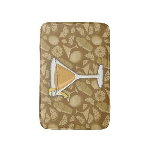 Sidecar cocktail badmat (Voorkant Verticaal)