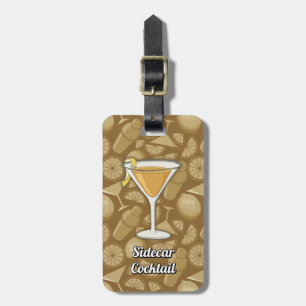 Sidecar cocktail bagagelabel