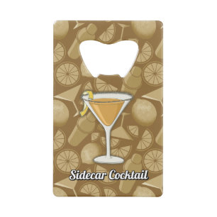 Sidecar cocktail creditkaart flessenopener