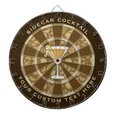 Sidecar Cocktail Dartbord (Voorkant)