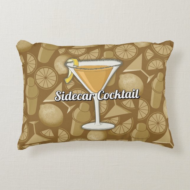 Sidecar Cocktail Decoratief Kussen (Voorkant)
