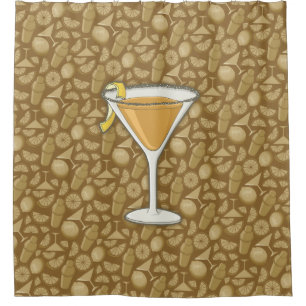 Sidecar cocktail douchegordijn