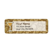 Sidecar cocktail etiket (Voorkant)