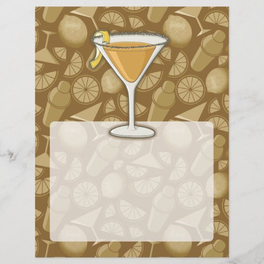 Sidecar cocktail flyer (Achterkant)