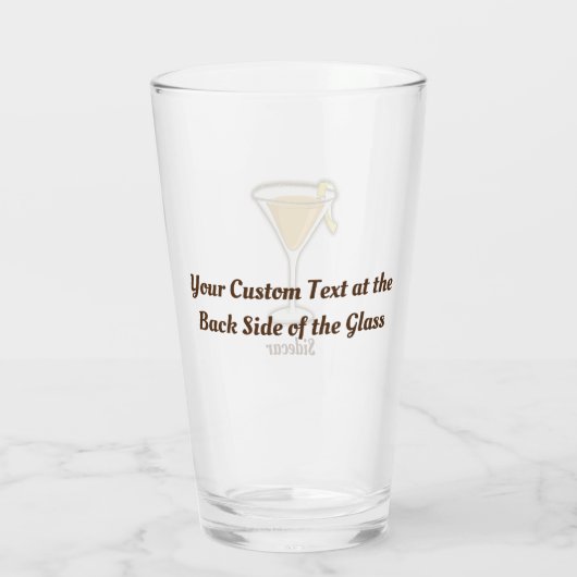 Sidecar Cocktail Glas (Achterkant)