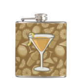 Sidecar-cocktail Heupfles (Voorkant)