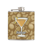 Sidecar Cocktail Heupfles (Voorkant)