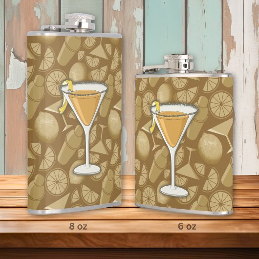 Sidecar-cocktail Heupfles