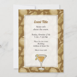 Sidecar cocktail kaart