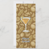 Sidecar cocktail kaart (Voorkant)