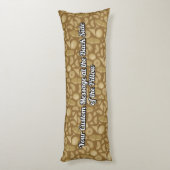 Sidecar Cocktail Lichaamskussen (Achterkant (Verticaal))