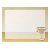 Sidecar cocktail notitieblok (Voorkant)