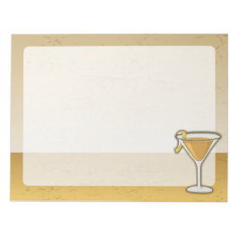 Sidecar cocktail notitieblok