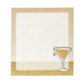 Sidecar cocktail notitieblok (Voorkant)