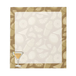 Sidecar cocktail notitieblok