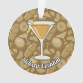 Sidecar cocktail ornament (voorkant)