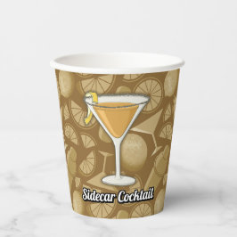 Sidecar Cocktail Paper Cups Papieren Bekers