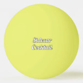 Sidecar cocktail pingpongbal (Achterkant)