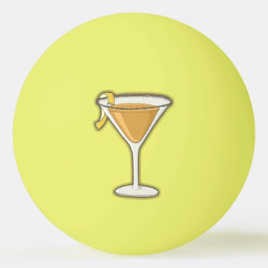 Sidecar cocktail pingpongbal (Voorkant)