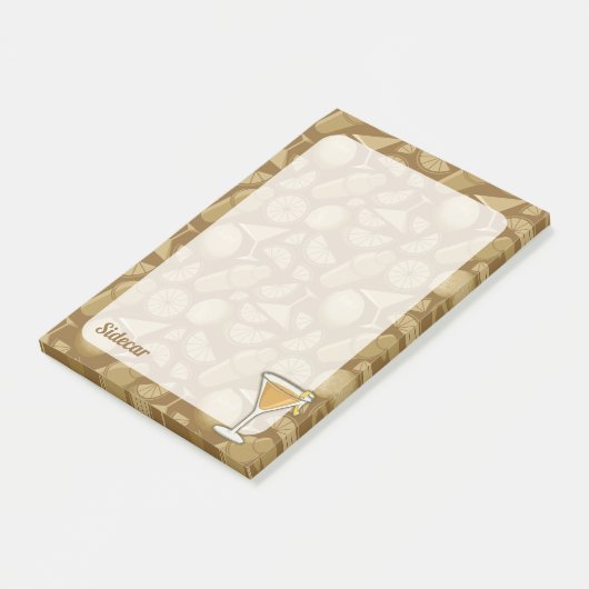 Sidecar Cocktail Post-it® Notes (Schuin)