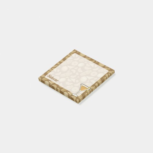 Sidecar Cocktail Post-it® Notes (Schuin)