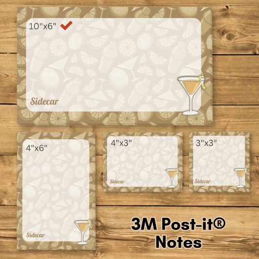 Sidecar Cocktail Post-it® Notes