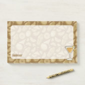 Sidecar Cocktail Post-it® Notes (Op bureau)