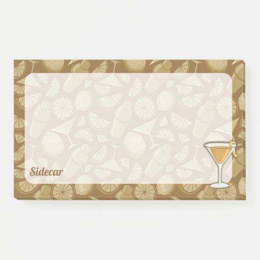 Sidecar Cocktail Post-it® Notes (Voorkant)